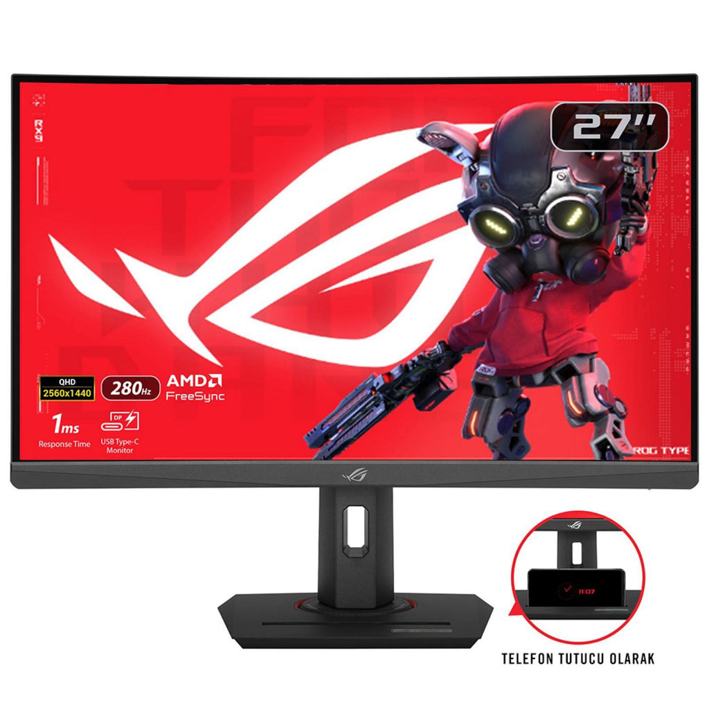 ASUS ROG Strix XG27WCMS pantalla para PC 68,6 cm (27") 2560 x 1440 Pixeles Quad HD LCD Negro