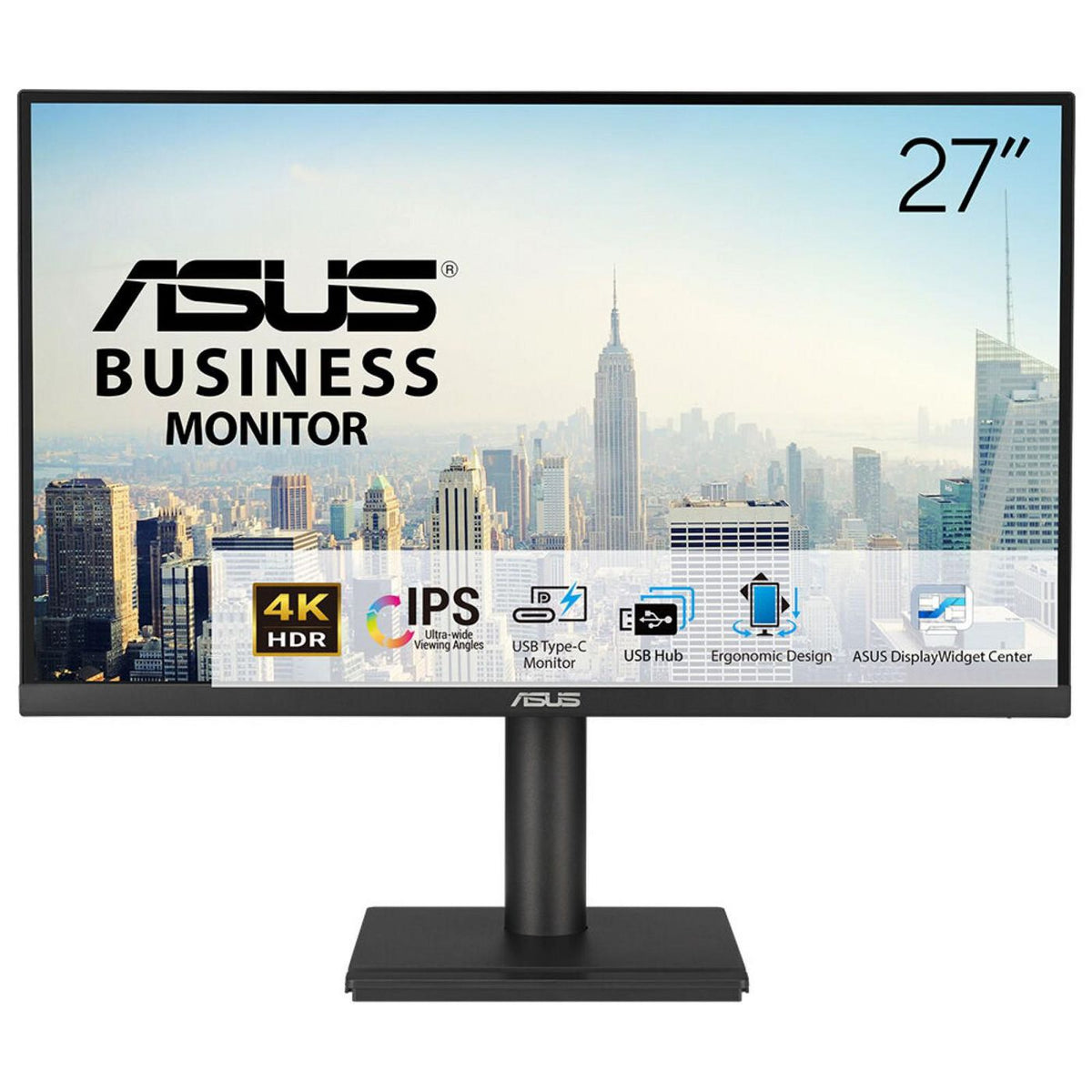 ASUS VA27UCPS pantalla para PC 68,6 cm (27") 3840 x 2160 Pixeles 4K Ultra HD LCD Negro