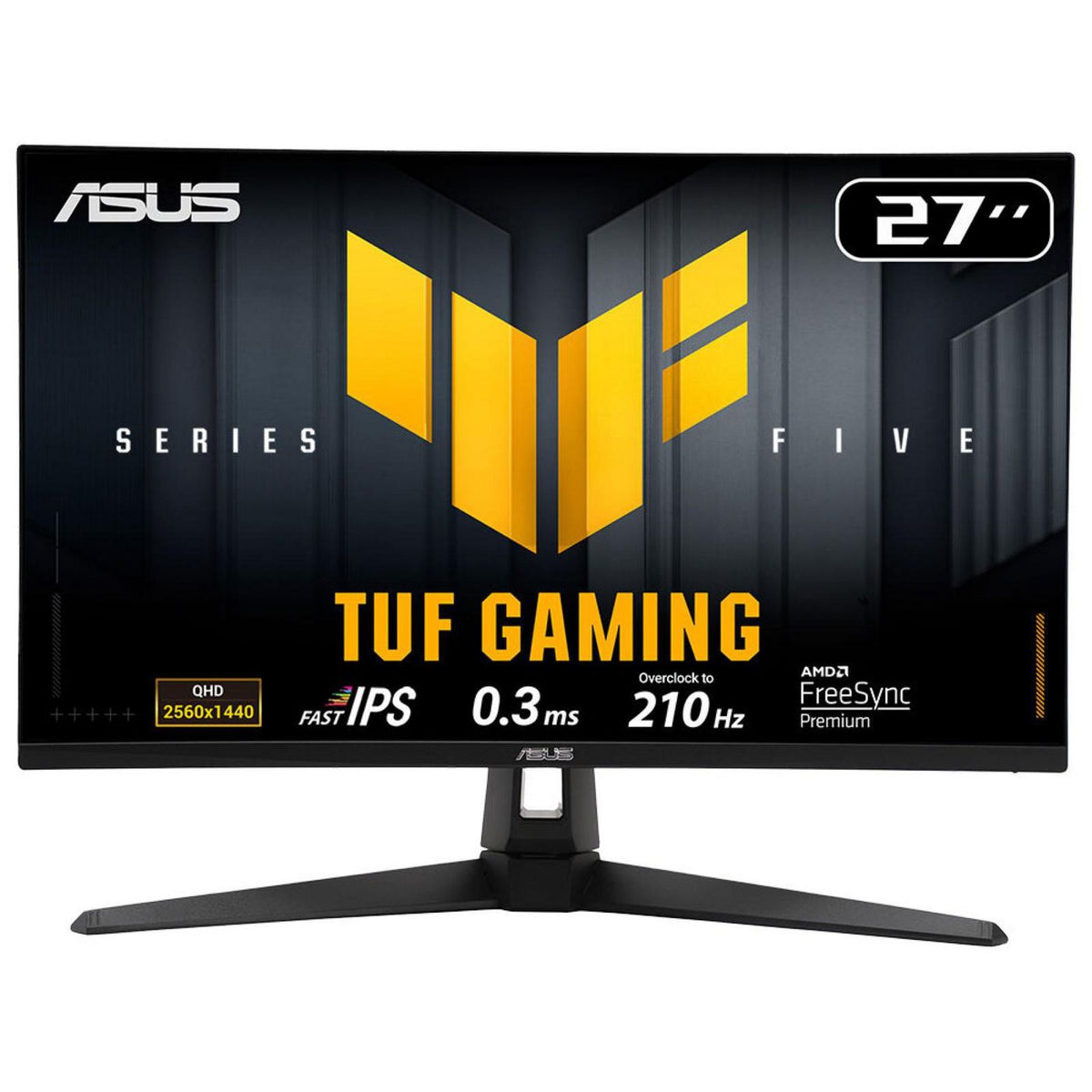 ASUS TUF Gaming VG27AQ5A pantalla para PC 68,6 cm (27") 2560 x 1440 Pixeles Quad HD LCD Negro