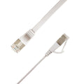LinkIT Flat U/FTP Cat6A White 5m AWG STP-FL6A-00500-WH