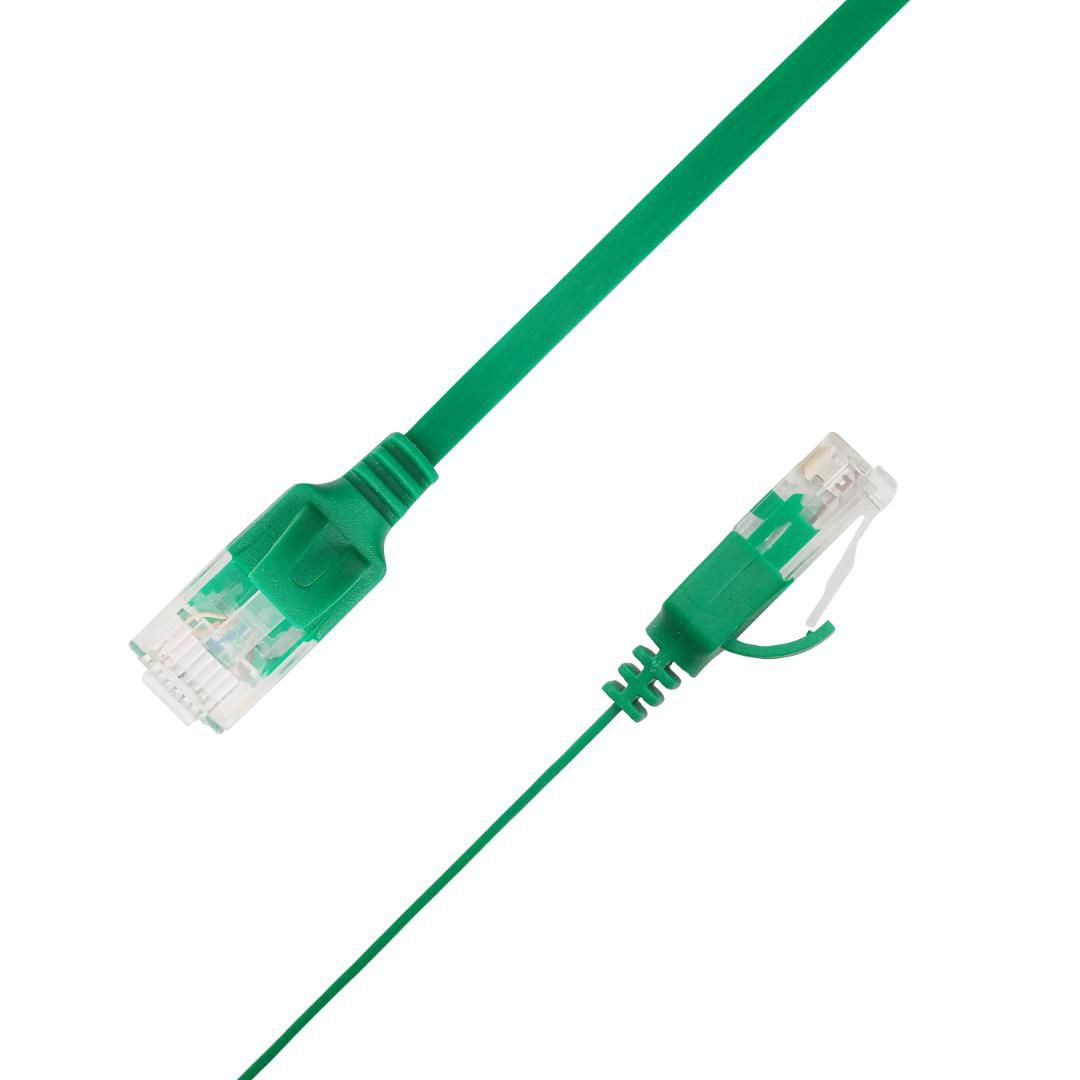 LinkIT Flat U/UTP Cat6A Green 4.5m UTP-FL6A-00450-GR