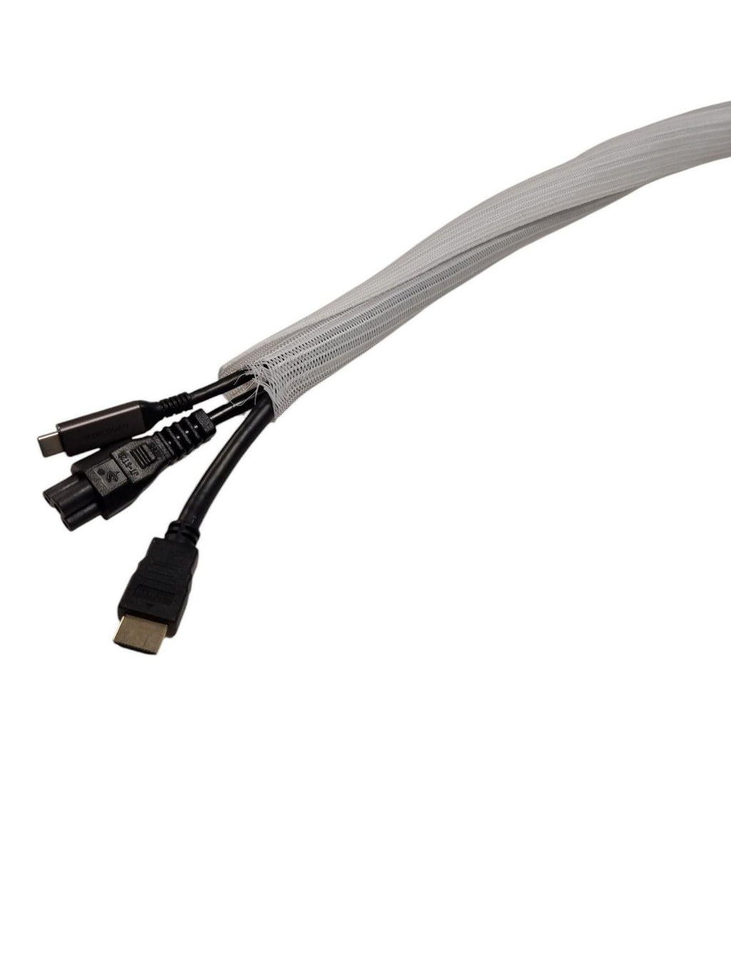 Microconnect Self-wrap cable sleeve Diameter:ø18mm Roll length:50m, white Blanco