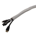 Microconnect Self-wrap cable sleeve Diameter:ø18mm Roll length:50m, white Blanco