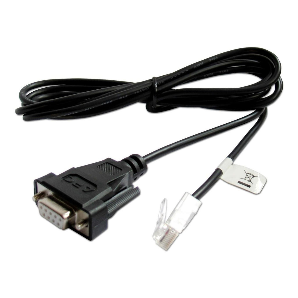 APC AP940-0625A cambiador de género para cable DB9 RJ45 Negro