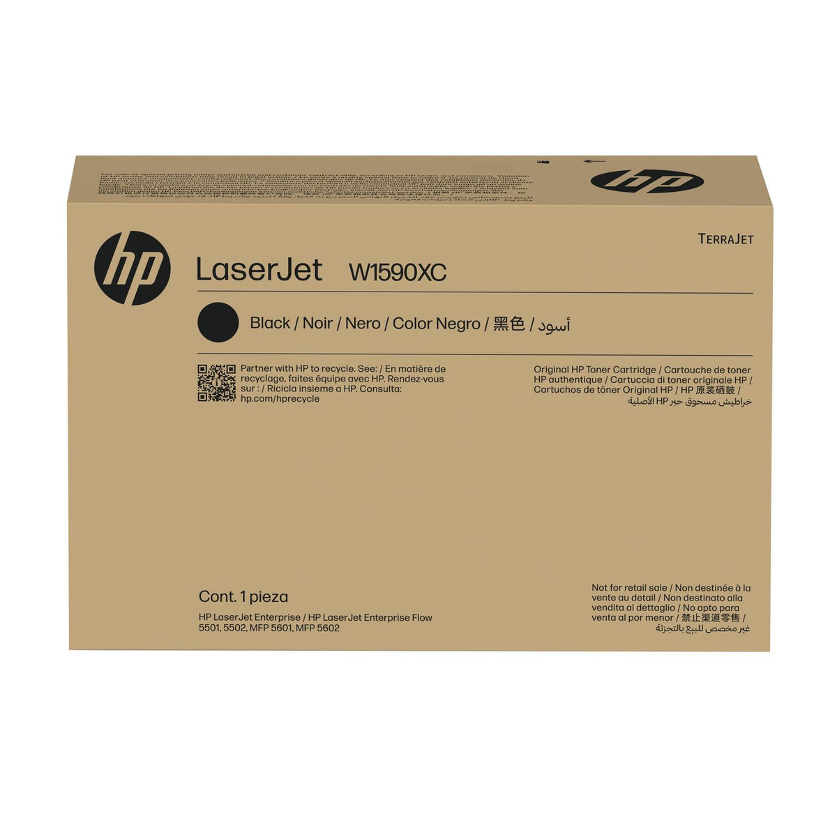 HP 159X Black Contract LaserJet Toner Cartridge cartucho de tóner 1 pieza(s)