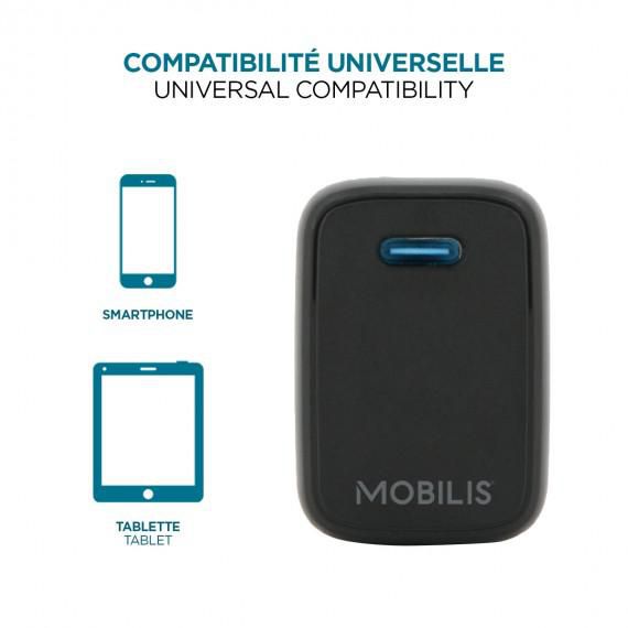 Cargador de pared USB C Mobilis 25W Bulk Char 001380
