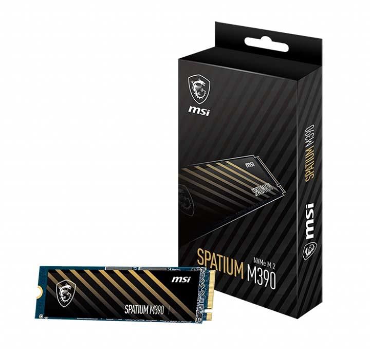 MSI SPATIUM M390 NVME M.2 500GB unidad de estado sólido PCI Express 3D NAND