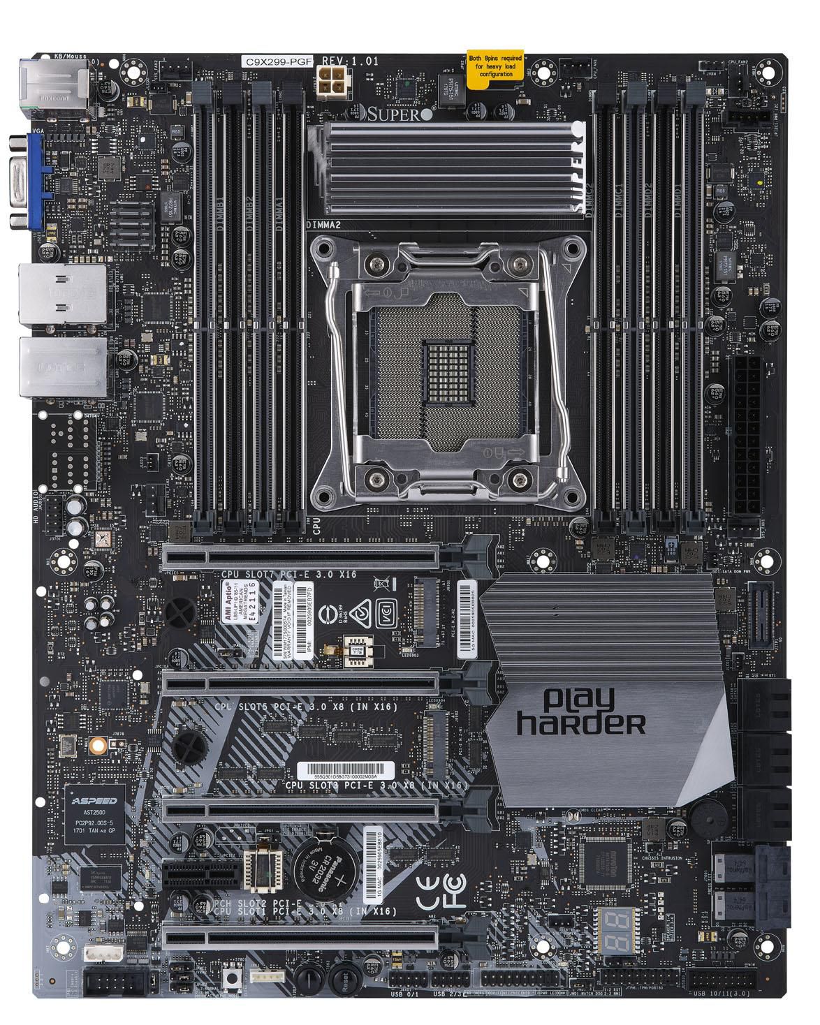 Supermicro C9X299-Rpgf Intel® X299 Lga MBD-C9X299-RPGF-L-B
