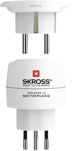 Skross Power Plug Adapter White 1.500273C-E