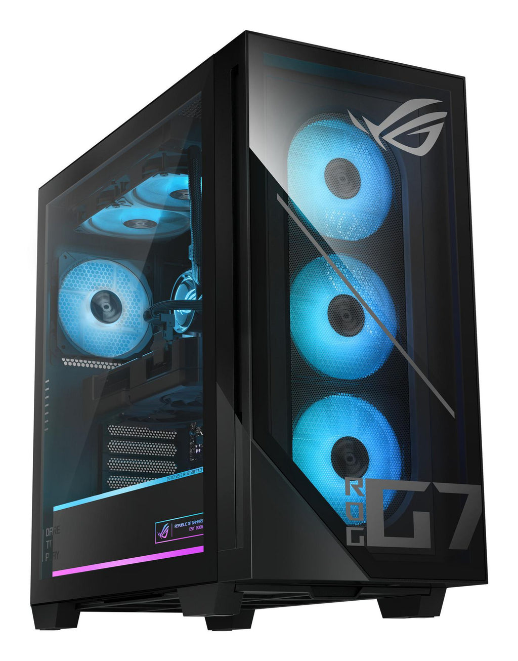 ASUS ROG G700 GM700TZ-R9800X033W AMD Ryzen™ 7 9800X3D 32 GB DDR5-SDRAM 2 TB SSD NVIDIA GeForce RTX 5080 Windows 11 Home Torre PC Negro