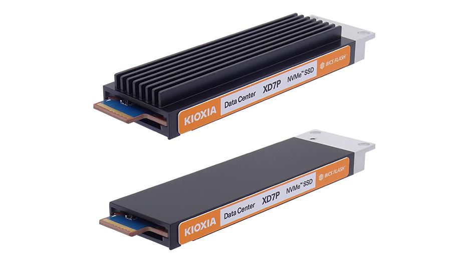 Kioxia XD8 3.84 TB NVMe GEN5 E1.S 9.5mm 12500 MBps (read) 5800 MBps (write)