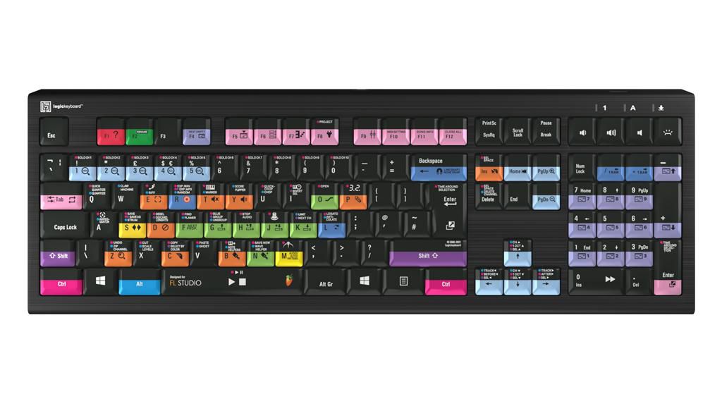 Logickeyboard Keyboard Universal Usb Qwerty LKB-FLS-A2PC-UK