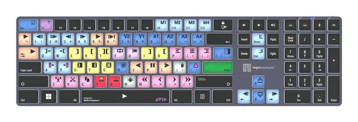 Logickeyboard Lkb-Mcom4-Tpc Keyboard LKB-MCOM4-TPC-DE