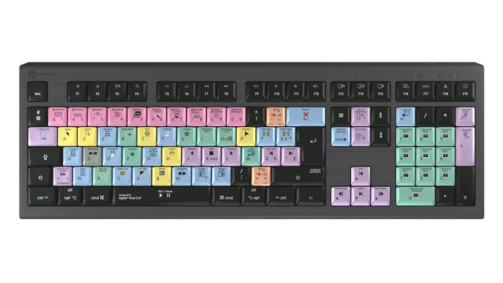 Logickeyboard Keyboard Universal Usb Azerty LKB-FCPX10-A2M-FR