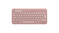 Logitech Pebble Keys 2 K380s teclado Universal Bluetooth QWERTY Inglés del Reino Unido Rosa