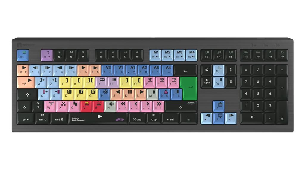 Logickeyboard Keyboard Gaming Usb Azerty LKB-MCOM4-A2M-FR