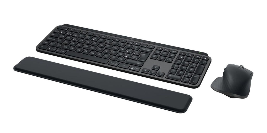 Logitech MX Keys S Combo teclado Ratón incluido Oficina Bluetooth QWERTY Español Grafito