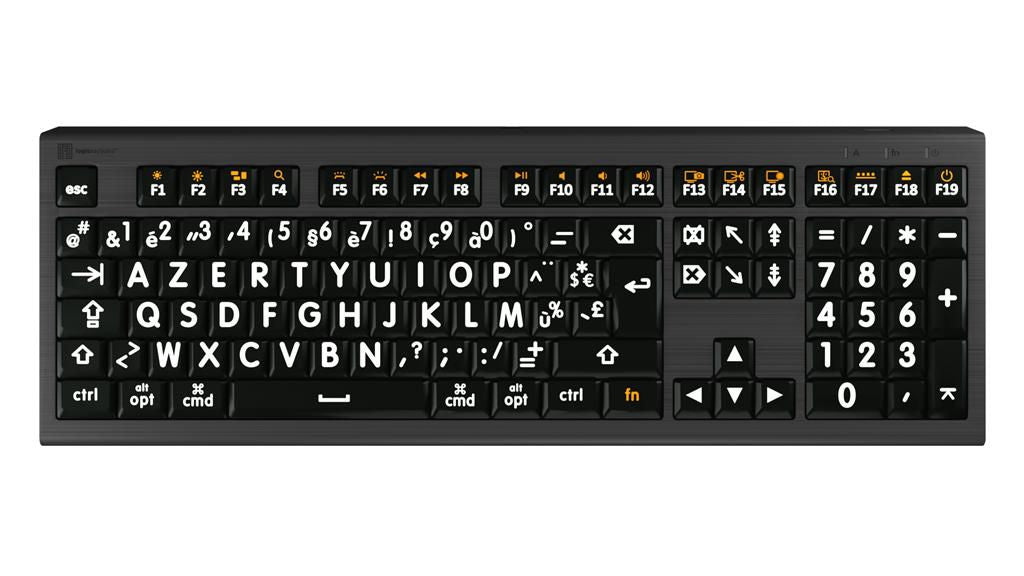 Logickeyboard Keyboard Universal Usb Azerty LKB-LPWB-A2M-FR