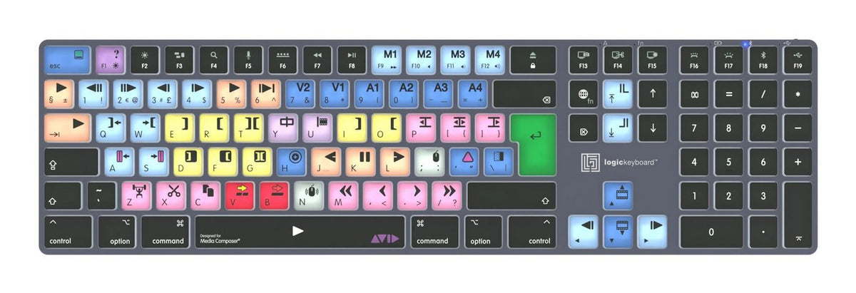 Logickeyboard Lkb-Mcom4-Tm Keyboard Office LKB-MCOM4-TM-FR