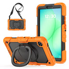 eSTUFF Galaxy Tab A9/A11 MEMPHIS Full Body Defender Case with built-in screen protector. Orange
