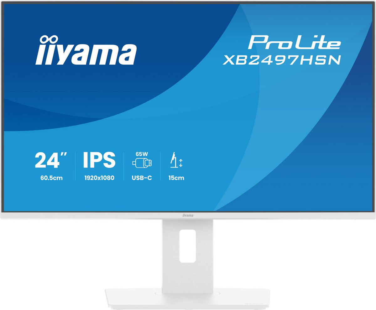 iiyama ProLite XB2497HSN-W1 pantalla para PC 60,5 cm (23.8") 1920 x 1080 Pixeles Full HD LED Blanco
