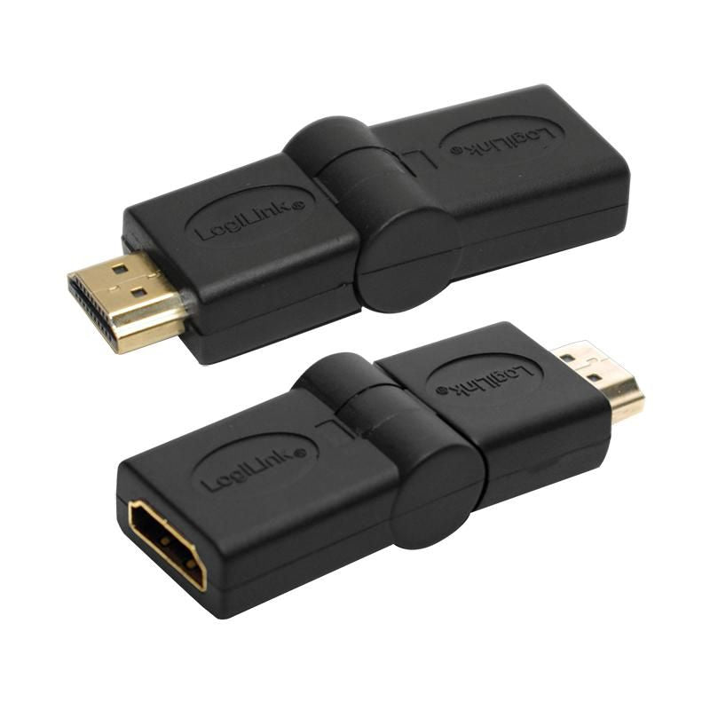 LogiLink AH0011 cambiador de género para cable HDMI Negro