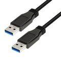 LogiLink CU0040 cable USB USB 3.2 Gen 1 (3.1 Gen 1) 3 m USB A 5 Gbit/s 4,5 W Negro