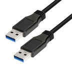 LogiLink CU0040 cable USB USB 3.2 Gen 1 (3.1 Gen 1) 3 m USB A 5 Gbit/s 4,5 W Negro