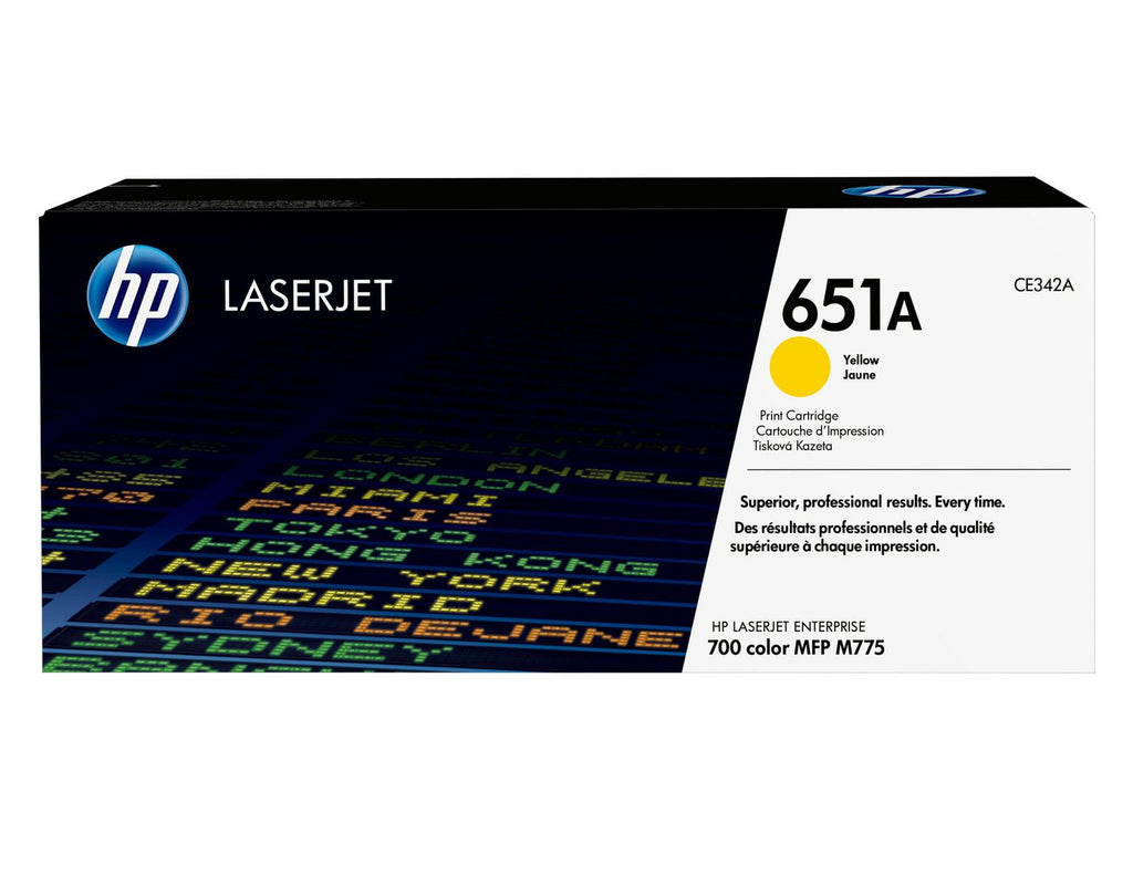 HP 651A Yellow Original LaserJet Toner Cartridge cartucho de tóner 1 pieza(s)