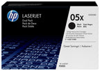 HP 05X 2-pack High Yield Black Original LaserJet Toner Cartridges cartucho de tóner 2 pieza(s)