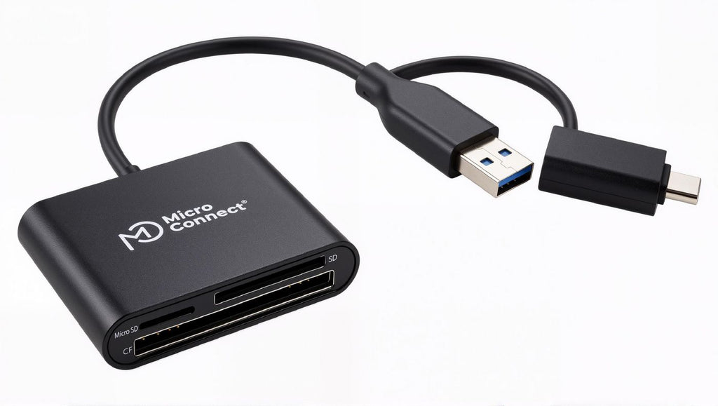 Microconnect Premium USBA/C to Multi Card Reader lector de tarjeta