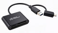 Microconnect Premium USBA/C to Multi Card Reader lector de tarjeta