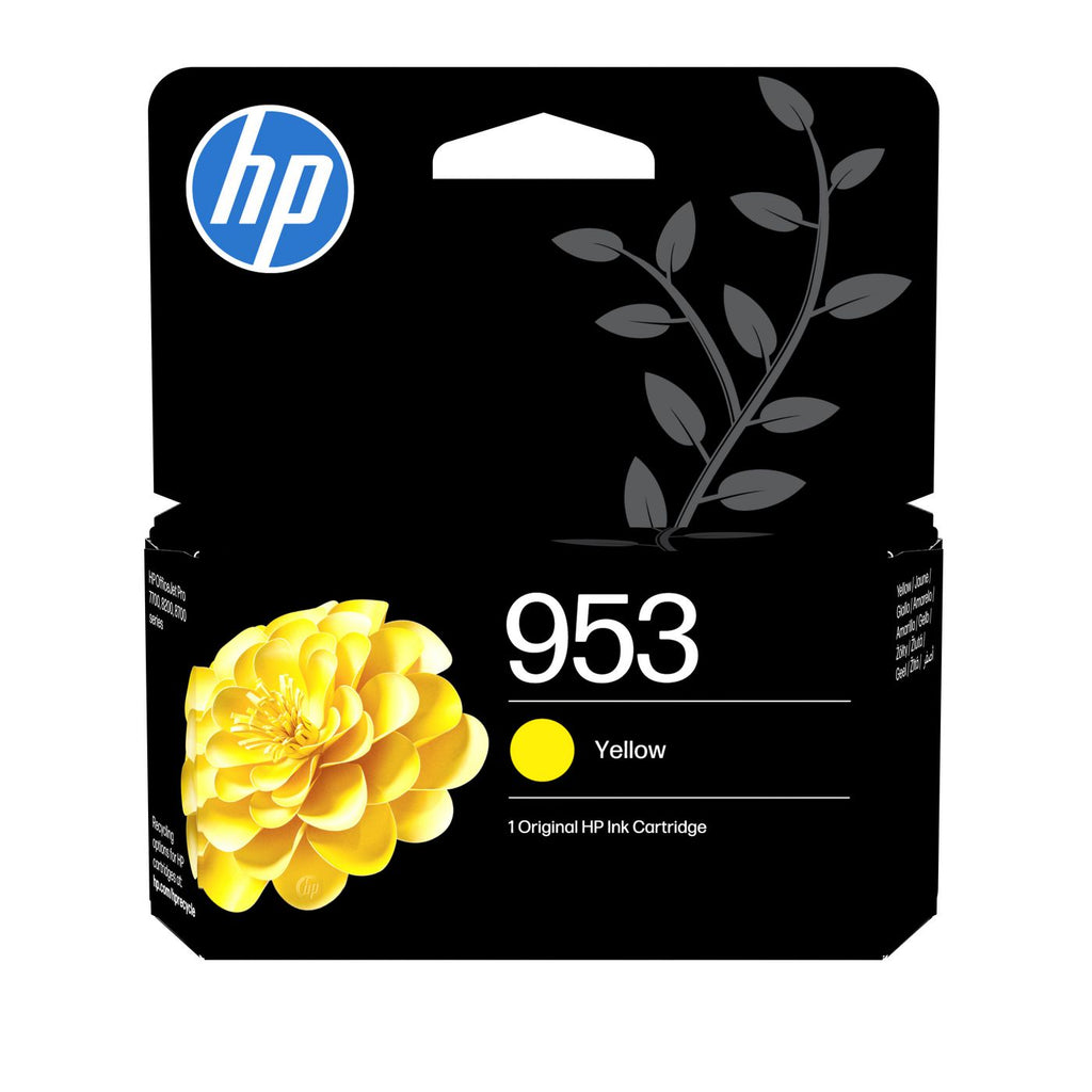 HP 953 Yellow Original Ink Cartridge cartucho de tinta 1 pieza(s) Estándar