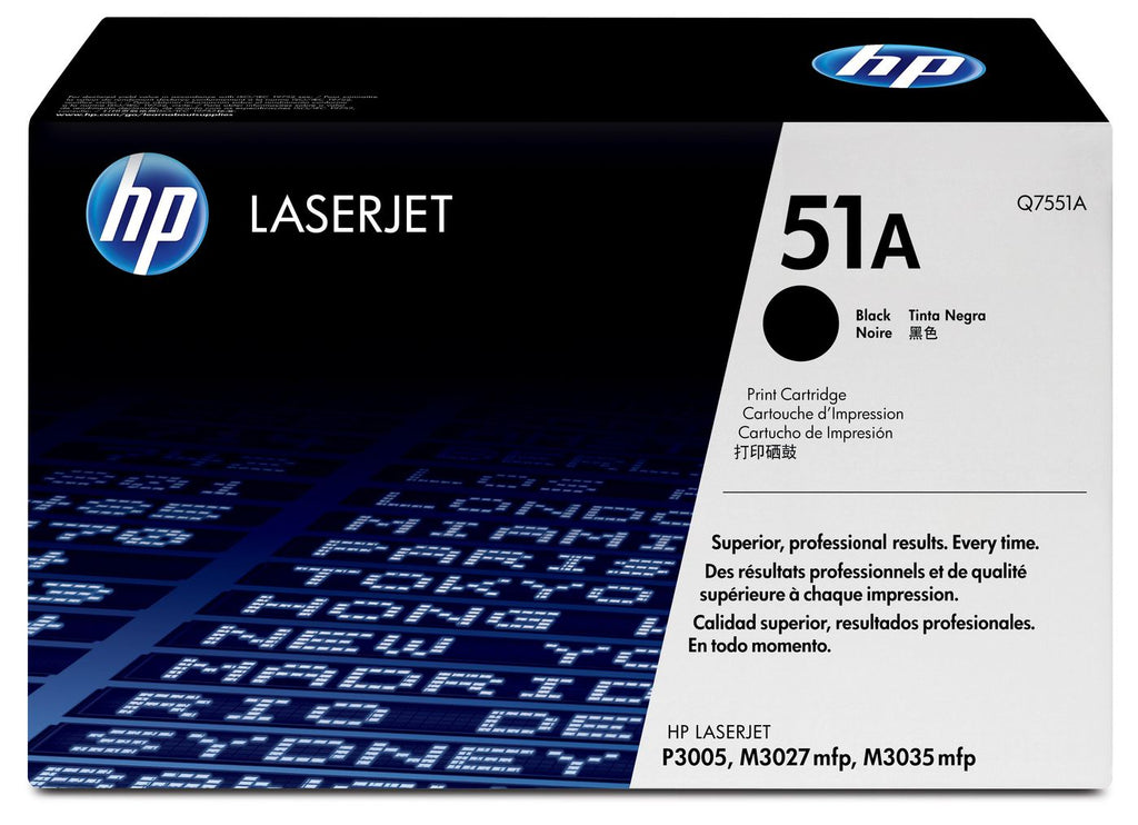 HP 51A Black Original LaserJet Toner Cartridge cartucho de tóner 1 pieza(s)