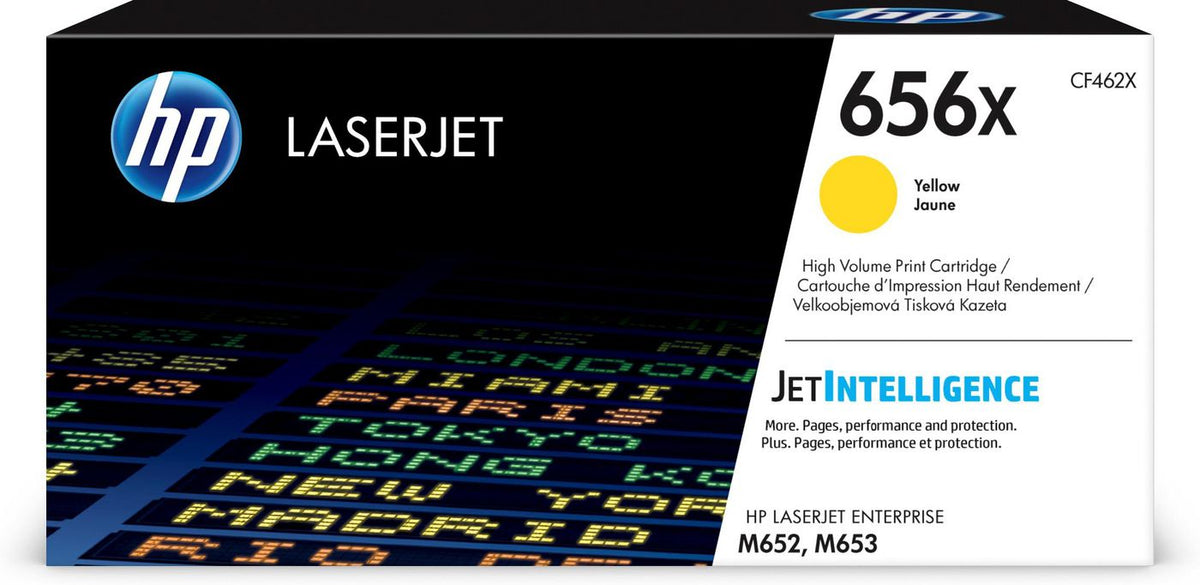HP 656X High Yield Yellow Original LaserJet Toner Cartridge cartucho de tóner 1 pieza(s)