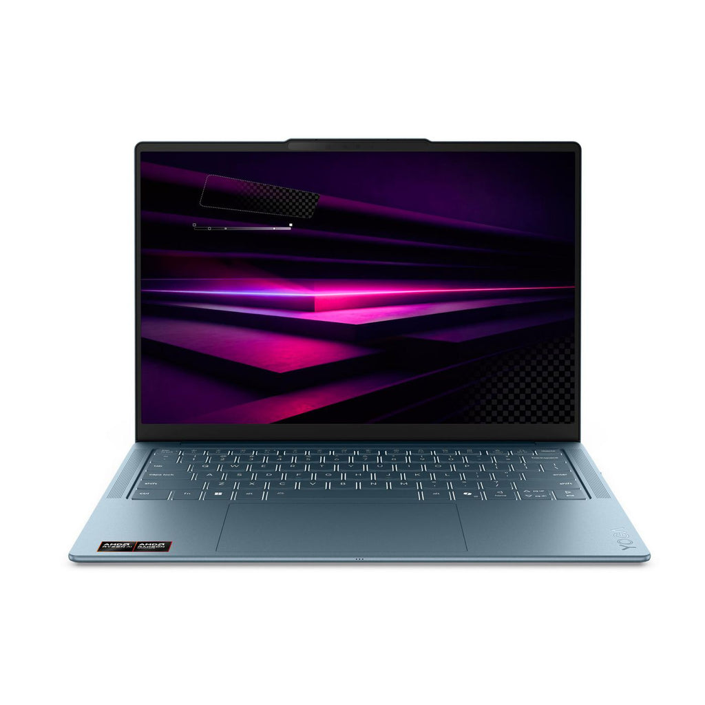 Lenovo Yoga Slim 7 14AGP11 Copilot+ PC AMD Ryzen AI 5 430 Portátil 35,6 cm (14") WUXGA 16 GB LPDDR5x-SDRAM 512 GB SSD Wi-Fi 7 (802.11be) Windows 11 Home Verde azulado Alemán