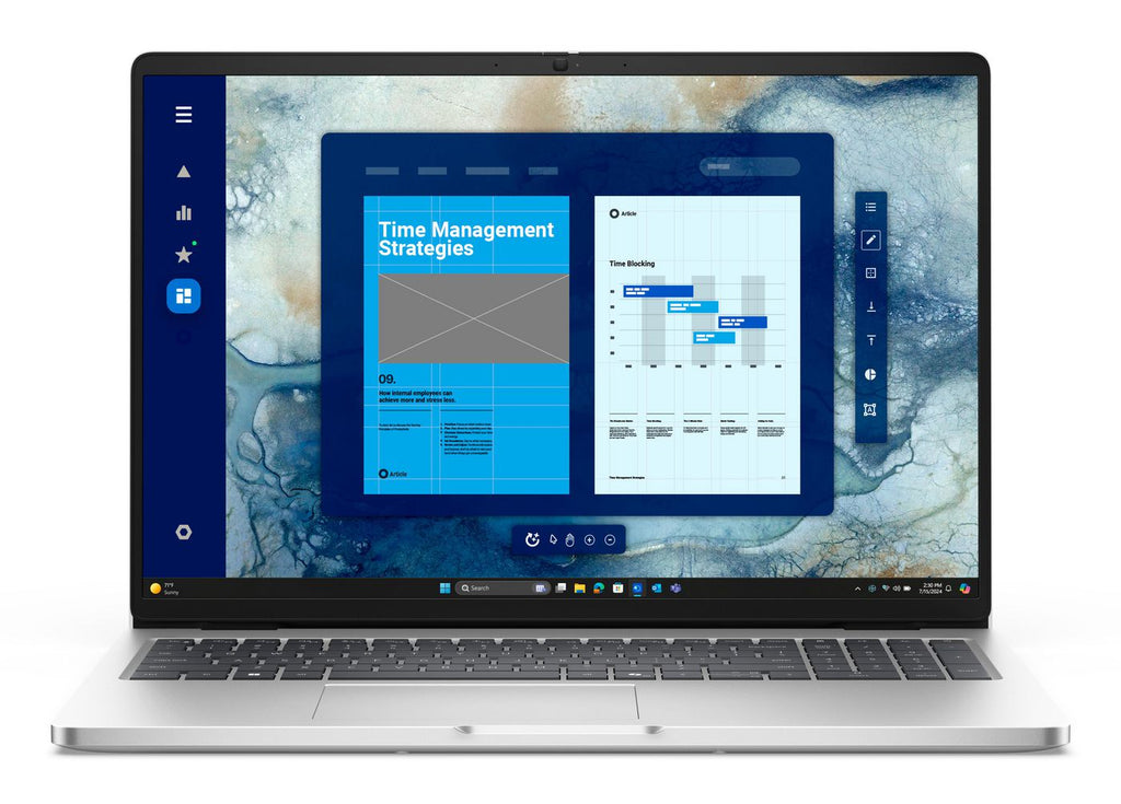DELL Pro 16 PC16250 Intel Core Ultra 7 255U Portátil 40,6 cm (16") Full HD+ 16 GB DDR5-SDRAM 512 GB SSD Wi-Fi 6E (802.11ax) Windows 11 Pro Platino, Plata Alemán