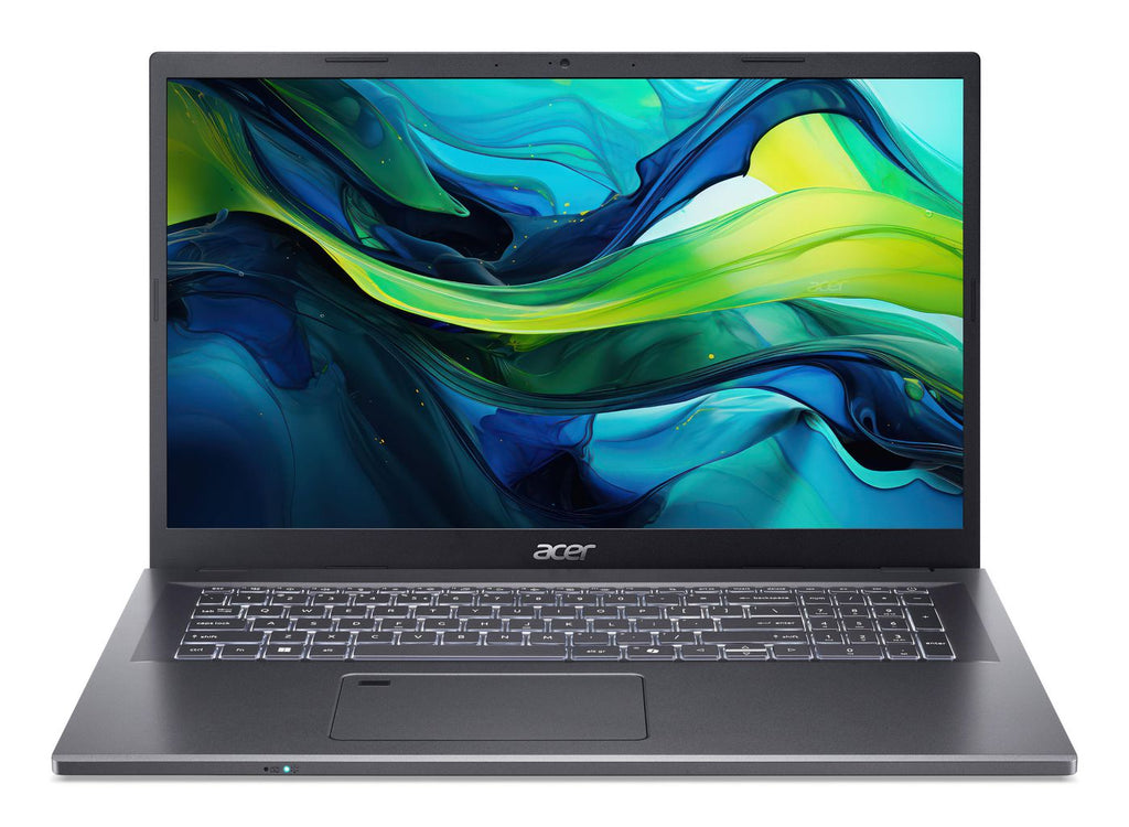 Acer Aspire A17-51M-558T Intel Core 5 120U Portátil 43,9 cm (17.3") Full HD 16 GB LPDDR5-SDRAM 512 GB SSD Wi-Fi 6E (802.11ax) Windows 11 Pro Gris
