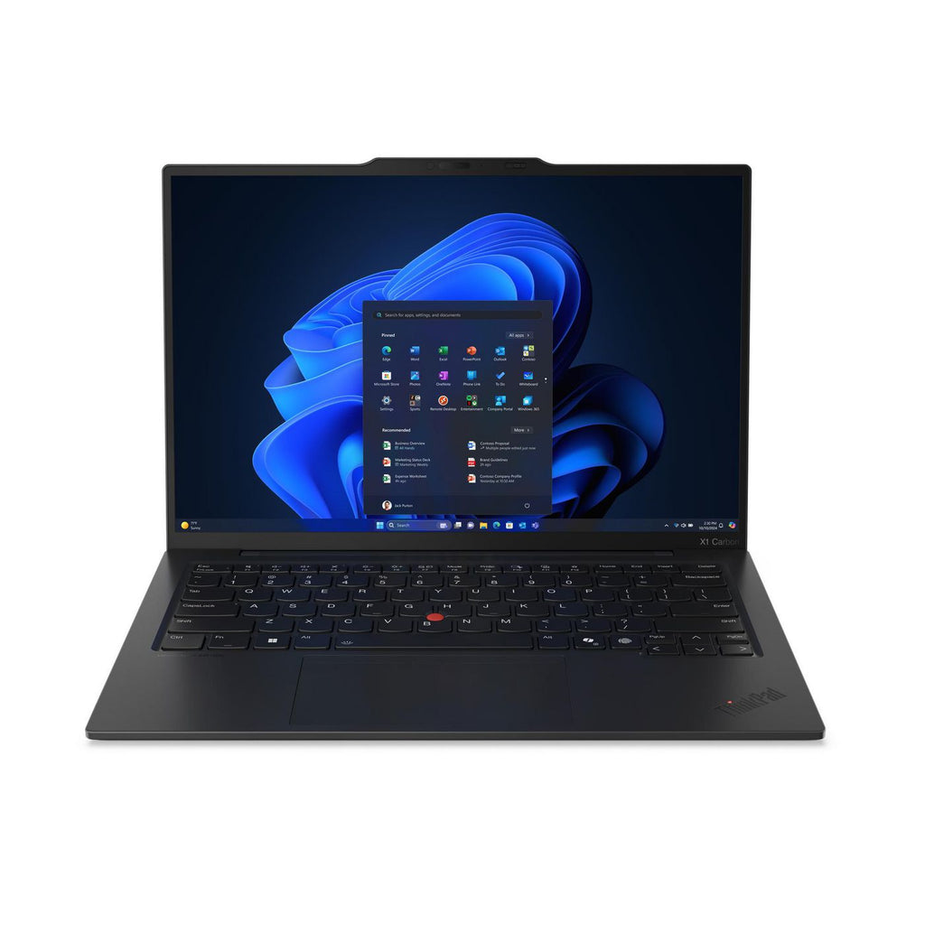 Lenovo ThinkPad X1 Carbon Gen 13 Aura Edition Intel Core Ultra 7 255U Portátil 35,6 cm (14") WUXGA 32 GB LPDDR5x-SDRAM 1 TB SSD Wi-Fi 6E (802.11ax) Windows 11 Pro Negro Alemán