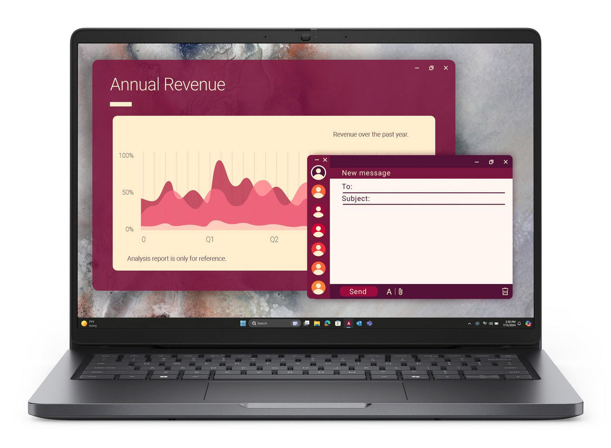 DELL Pro 14 PC14250 Intel Core 5 120U Portátil 35,6 cm (14") Full HD+ 16 GB DDR5-SDRAM 512 GB SSD Wi-Fi 6E (802.11ax) Windows 11 Pro Negro Alemán
