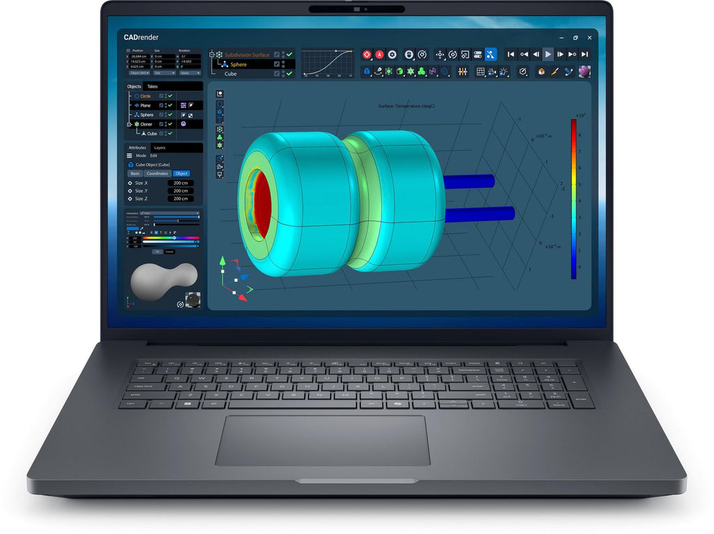 DELL Pro Max 18 Plus MB18250 Intel Core Ultra 9 285HX Estación de trabajo móvil 45,7 cm (18") Quad HD+ 32 GB DDR5-SDRAM 1 TB SSD NVIDIA RTX PRO 3000 Blackwell Wi-Fi 7 (802.11be) Windows 11 Pro Negro Checa, Eslovaco