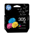 HP 305XL High Yield Tri-color Original Ink Cartridge cartucho de tinta 1 pieza(s) Alto rendimiento (XL) Cian, Magenta, Amarillo