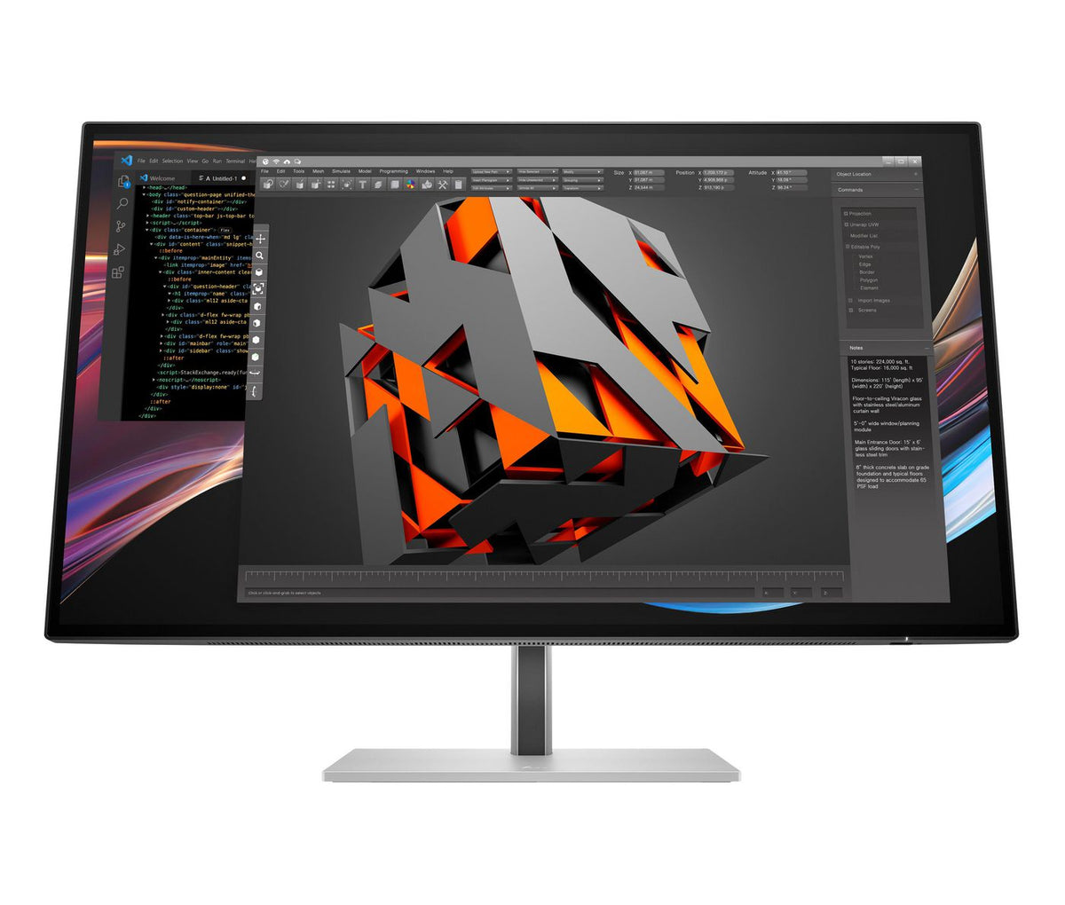 HP Series 7 Pro 27 inch 4K Thunderbolt 4 Monitor - 727pk pantalla para PC 68,6 cm (27") 3840 x 2160 Pixeles 4K Ultra HD LCD Negro