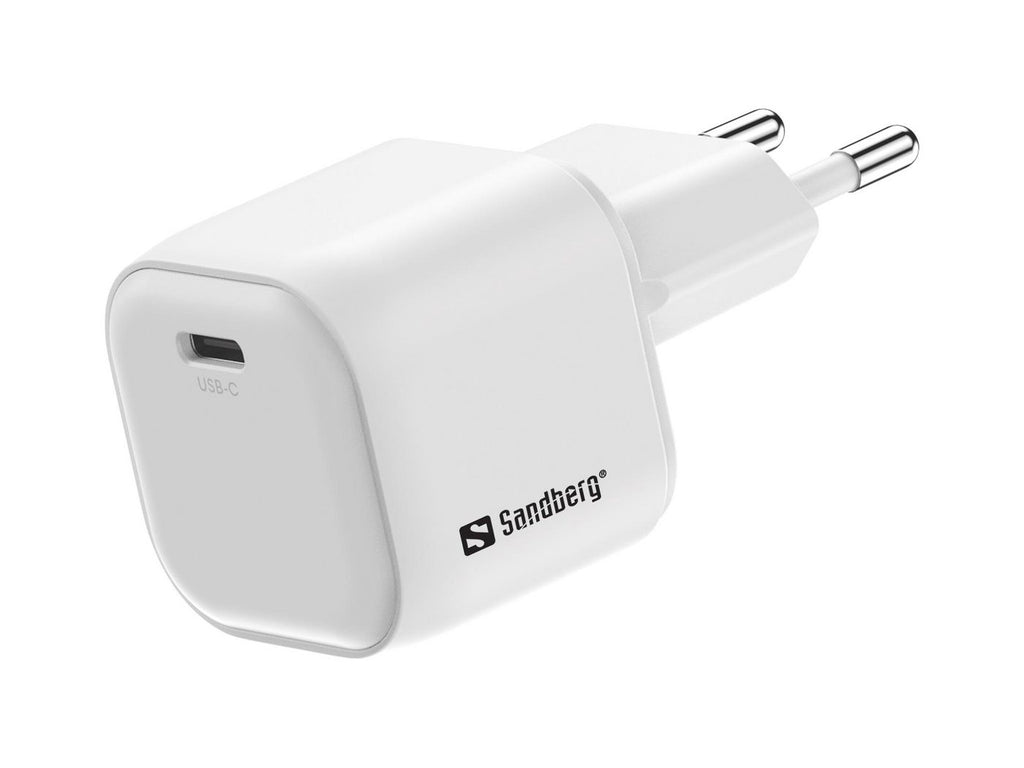 Sandberg USB-C Charger Nano 100W White Universal Blanco Corriente alterna Carga rápida Interior