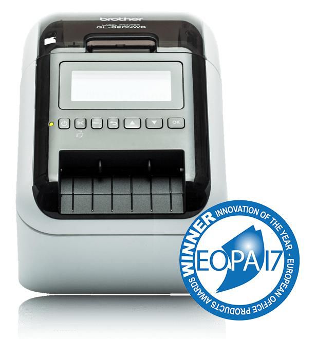 Brother QL-820NWBVMXX1 impresora de etiquetas Térmica directa Color 300 x 600 DPI 176 mm/s Inalámbrico y alámbrico Ethernet DK Wifi Bluetooth