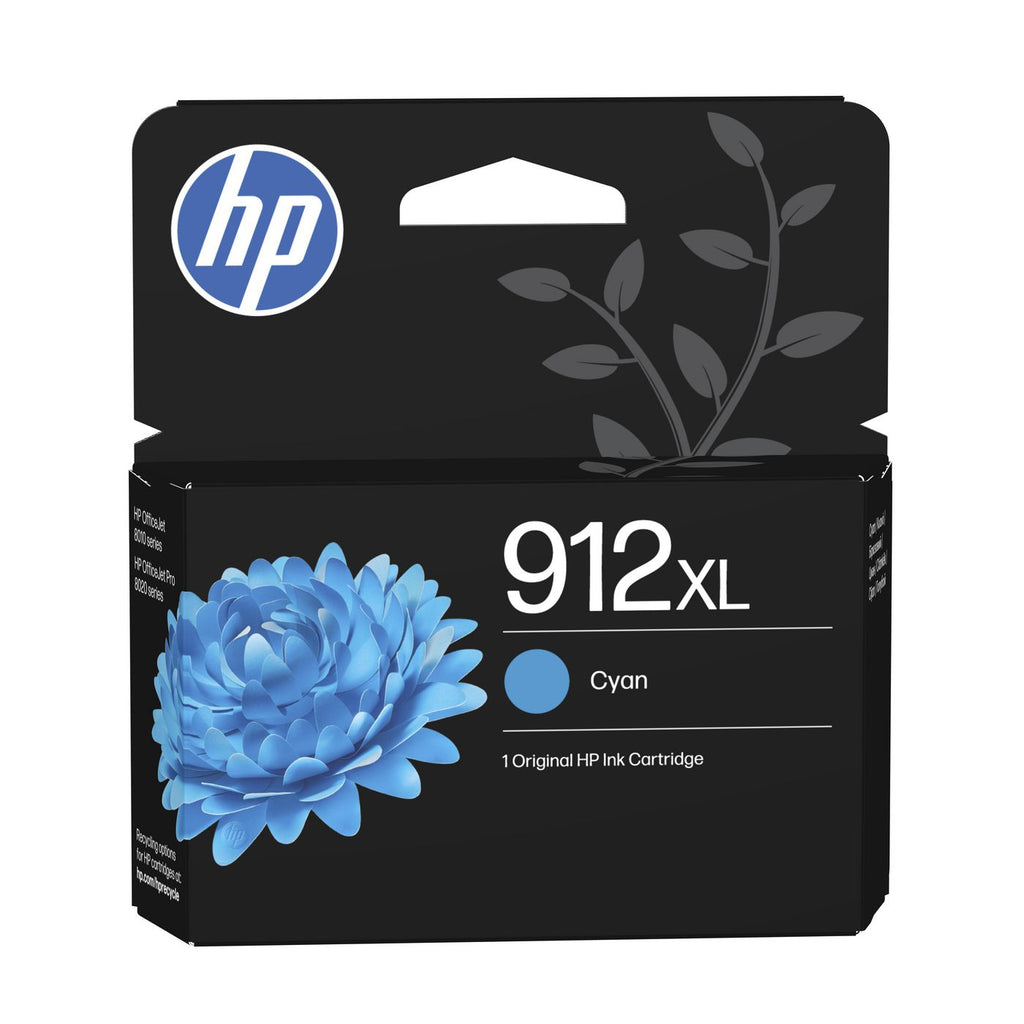 HP 912XL High Yield Cyan Original Ink Cartridge cartucho de tinta 1 pieza(s) Alto rendimiento (XL)