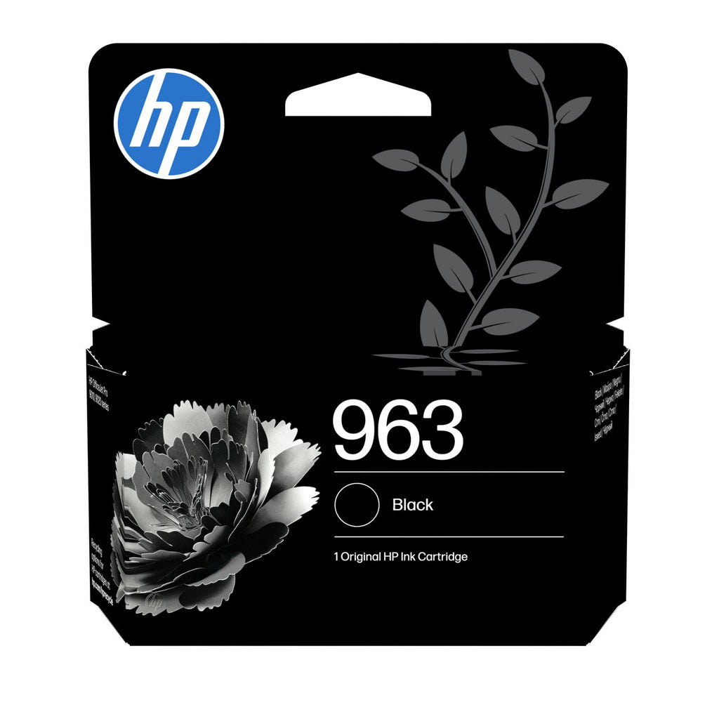 HP 963 Black Original Ink Cartridge cartucho de tinta 1 pieza(s) Rendimiento estándar