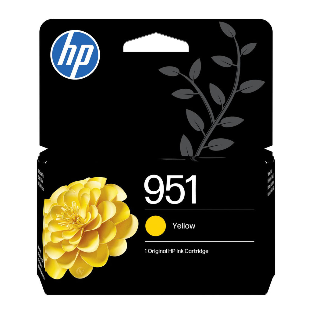 HP 951 Yellow Original Ink Cartridge cartucho de tinta 1 pieza(s) Rendimiento estándar