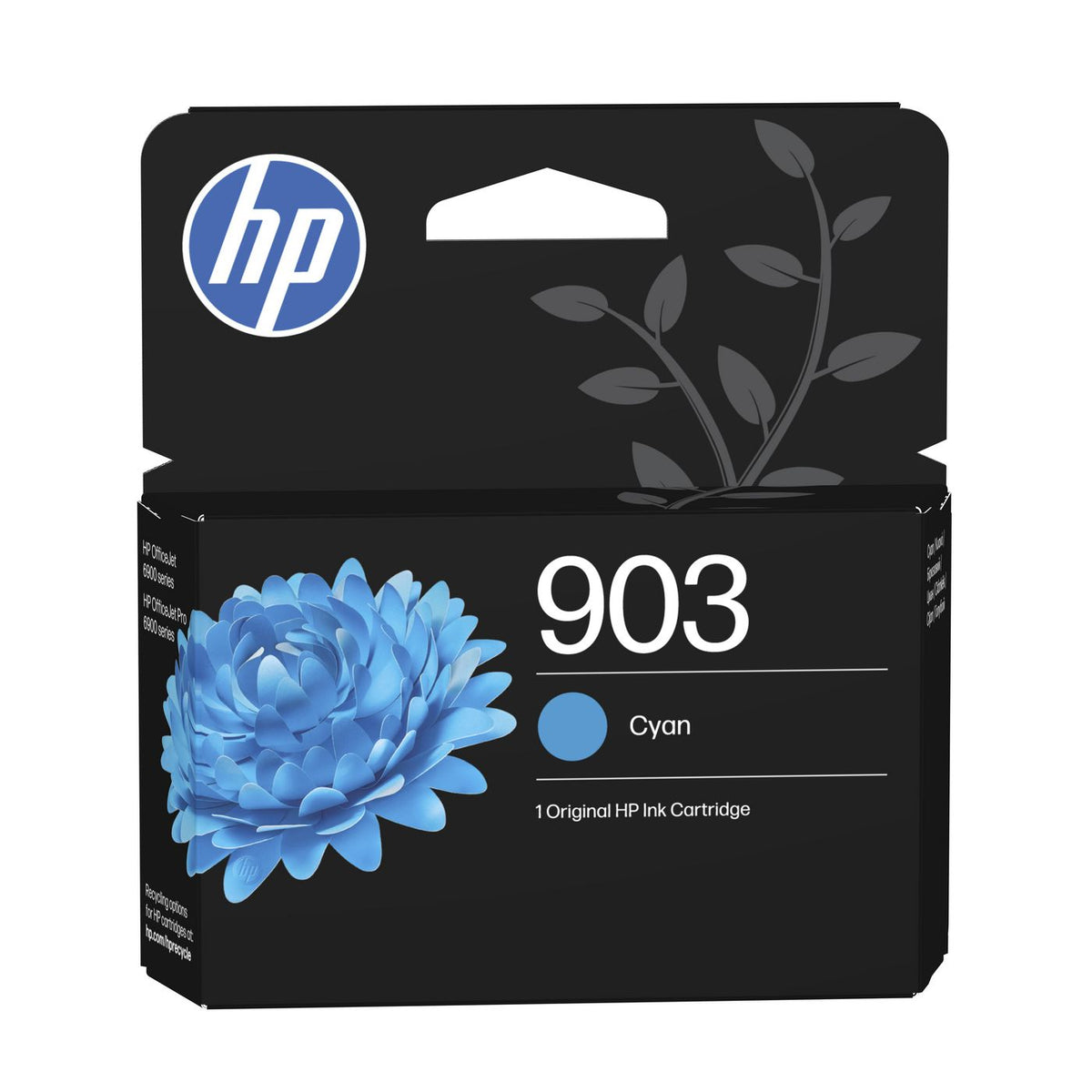 HP 903 Cyan Original Ink Cartridge cartucho de tinta 1 pieza(s) Estándar