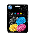 HP 912 4-Pack CMYK(4) Original Ink Cartridge Combo cartucho de tinta 4 pieza(s) Rendimiento estándar Negro, Cian, Magenta, Amarillo